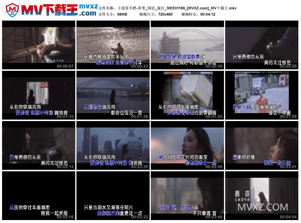 王靖雯不胖-善变_国语_流行_MEE01189